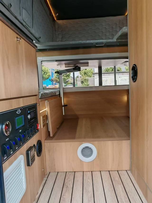 North / South Seating w / Interior Bathroom & Shower