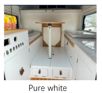 Interior Counter Tops, Cabinets & Furniture (East / West Seating)